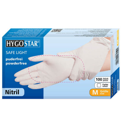 Hygostar® Nitrilhandschuhe Safe Light | puderfrei